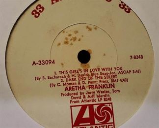 Vintage EP Record- Aretha Franklin