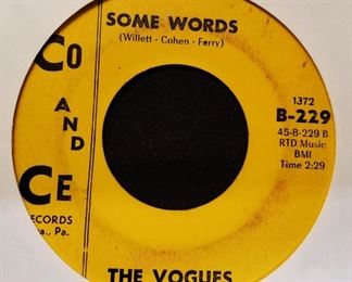 Vintage 45 Record- The Vogues