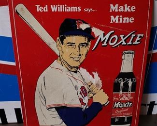 Metal Moxie Beverage Sign