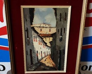 Vintage Oil on Canvas, Signed