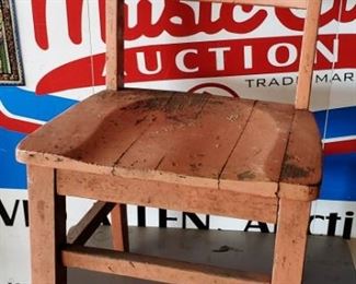 Wooden Child's Chair