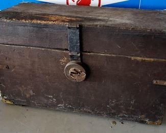 Antique Wood Tool Box