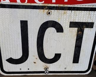 Metal Road Sign