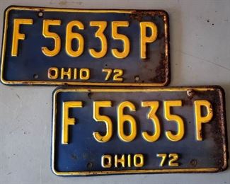 Vintage License Plates