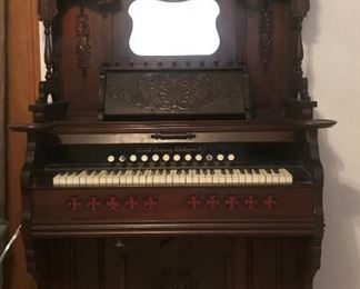 Antique Ball and Stick late 1870's Cornish Company Washington New Jersey Pump Organ