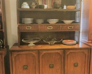 Davis Cabinet Company 1970's Modern China cabinet