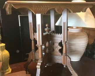 Eastlake Victorian Lamp table