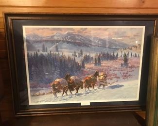 Gary Carter BULL RUN 221/850 Framed Limited Edition Artwork