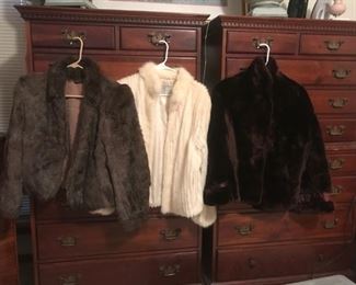 Vintage Ladies Rabbit, Fox and Mouton jackets