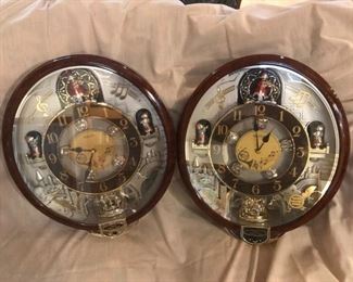 Two Seiko Movement clocks