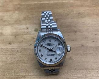 Ladies ROLEX Oyster Perpetual Datejust Stainless Steel Watch