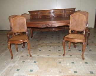 Quality Louis XV style f country sideboard solid walnut