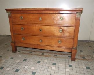 Restauration style commode chest drawers cherry