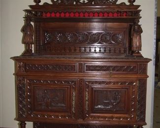 Breton style desert serving buffet personage chestnut