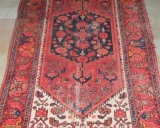 Handmade red rug