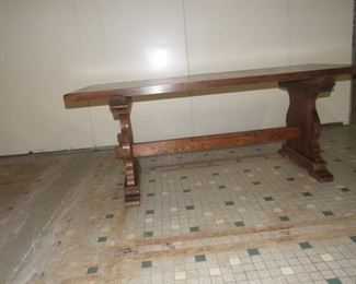 Monastery table solid Alder 