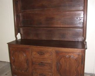 Louis XV style 18c vasillier/dresser solid oak