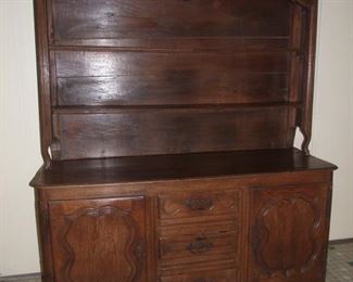 Louis XV style 18c vasillier/dresser solid oak