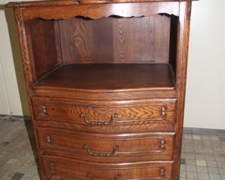 Louis XV style f c confiturier large pot cupboard oak