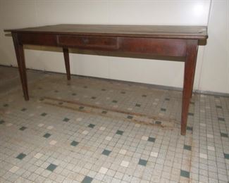 Wide rustic farmhouse table solid oak