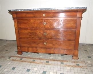 Louis philippe style commode daucine chest drawers walnut