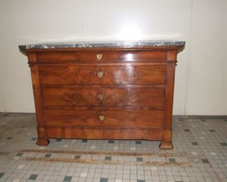 Louis philippe style commode daucine chest drawers walnut