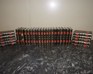 Large Set of Black French Books 