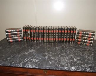 Large Set of Black French Books 