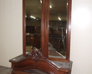 Louis XV style rocaille armoire wardrobe sol walnut 