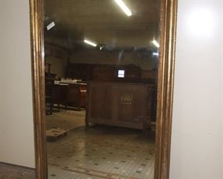 Louis Philippe style huge guilt mirror