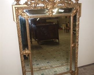 Louis Philippe style gold mirror