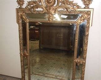 Louis Philippe style gold mirror
