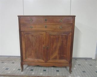 Louis XV style buffet bas walnut