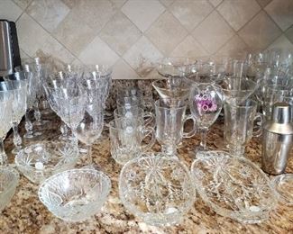Crystal glassware 