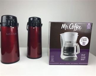 12 Cup Mr. Coffee Coffee Maker 2 Air Pots