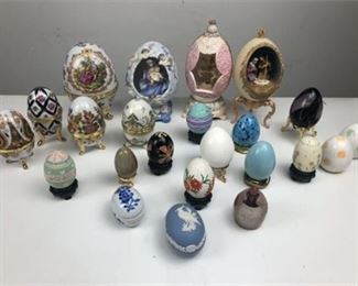 Various Decorative Eggs