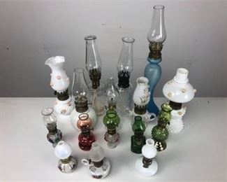 Miniature Oil Lamp Collection