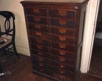 Ideal antique filing cabinet