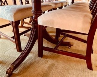 Set of 10 Henredon Side Dining Chairs