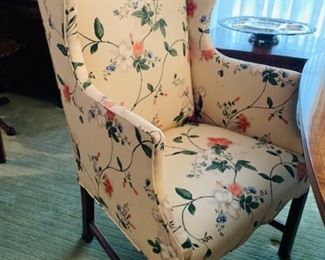 Hickory Wingback Dining Chairs
