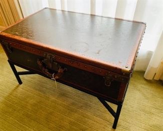 Louis Vuitton Alzer Suitcase/Trunk on Custom Stand