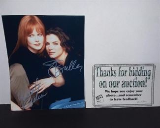Autographed Photograph - Practical Magic (Sandra Bullock & Nicole Kidman) - $200