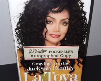 Autographed Book - LaToya Jackson, Growing Up In The Jackson Family - $10
