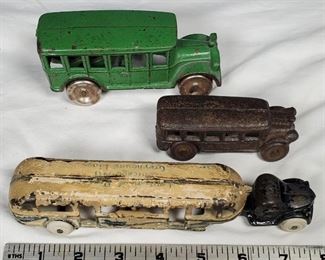 Toys Cast Iron Arcade Worlds Fair Buses Etc