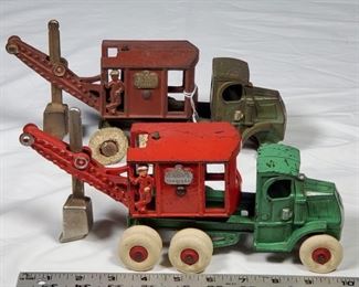 Toys Cast Iron Hubley General Steam Shovels
