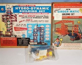 Toys Construction Kenners HydroDynamic GirderMatic Sets