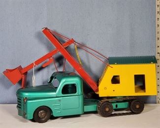 Toys Structo Steam Shovel Pressed Steel