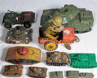 Toys Tanks Bouncing Jeep