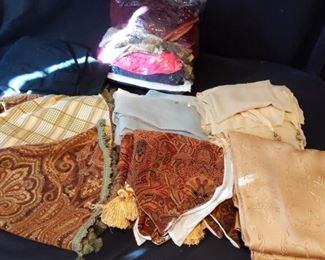 2 Bags of Assorted Valances and Curtains