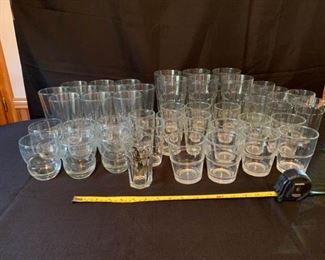 Assortment of Glass Cups  Glasses